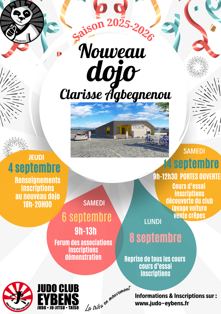 Nouveau Dojo Clarisse Agbegnenou Eybens