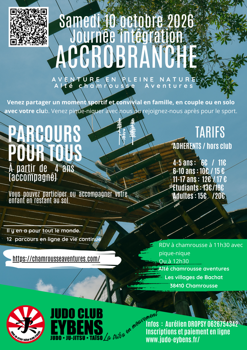 Journée Integration ACCROBRANCHE chamrousse
