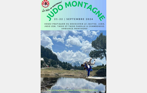 WE Judo Montagne 21-22 septembre 2024
