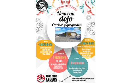 Nouveau Dojo Clarisse Agbegnenou Eybens